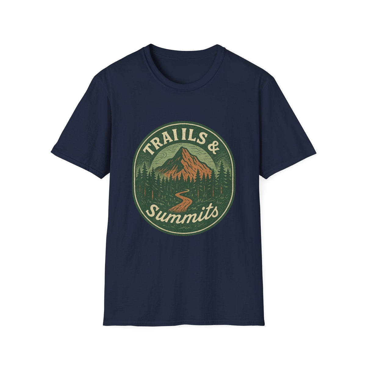 Trails & Summits T-Shirt | Mountain Hiking Graphic Tee | SummitPine