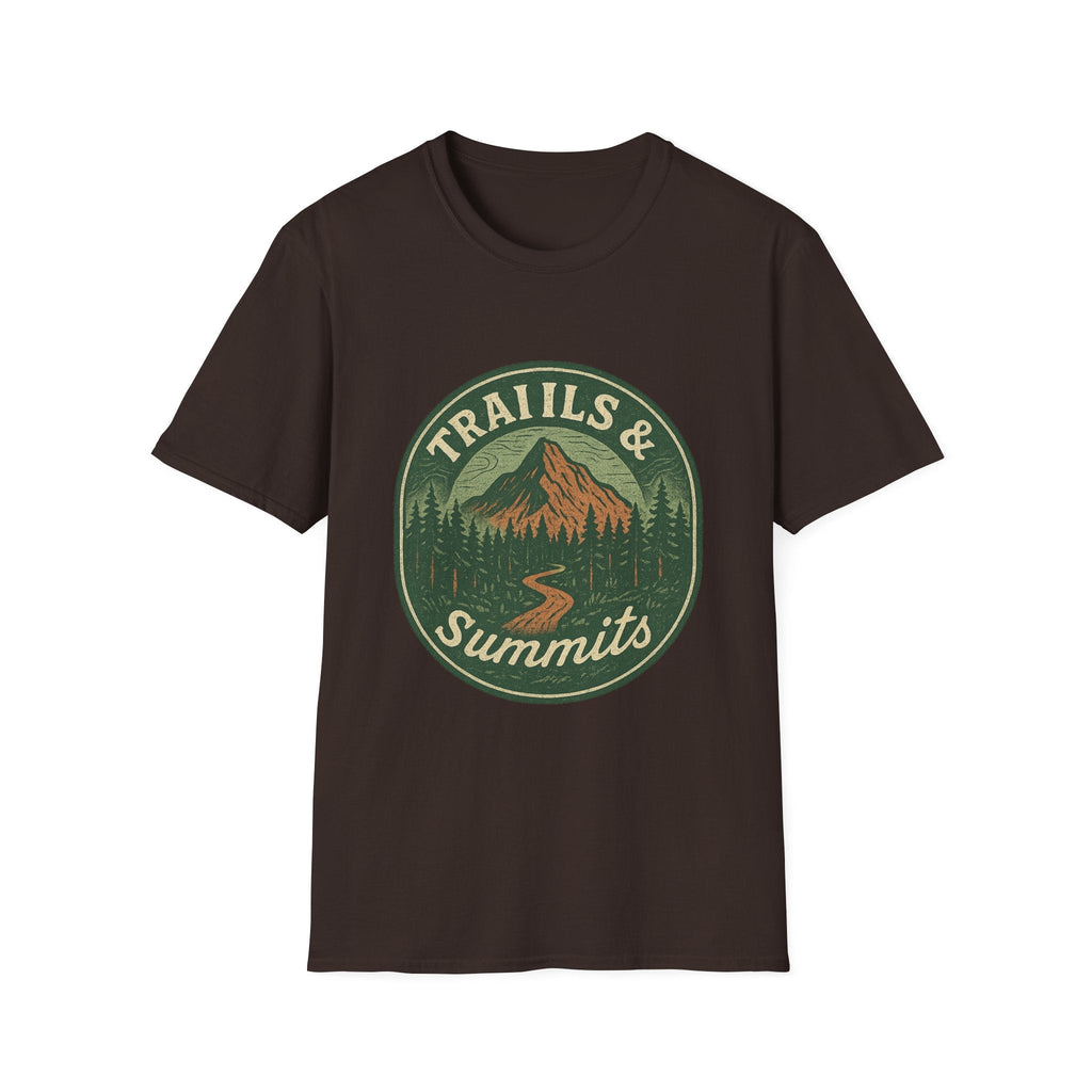Trails & Summits T-Shirt | Mountain Hiking Graphic Tee | SummitPine