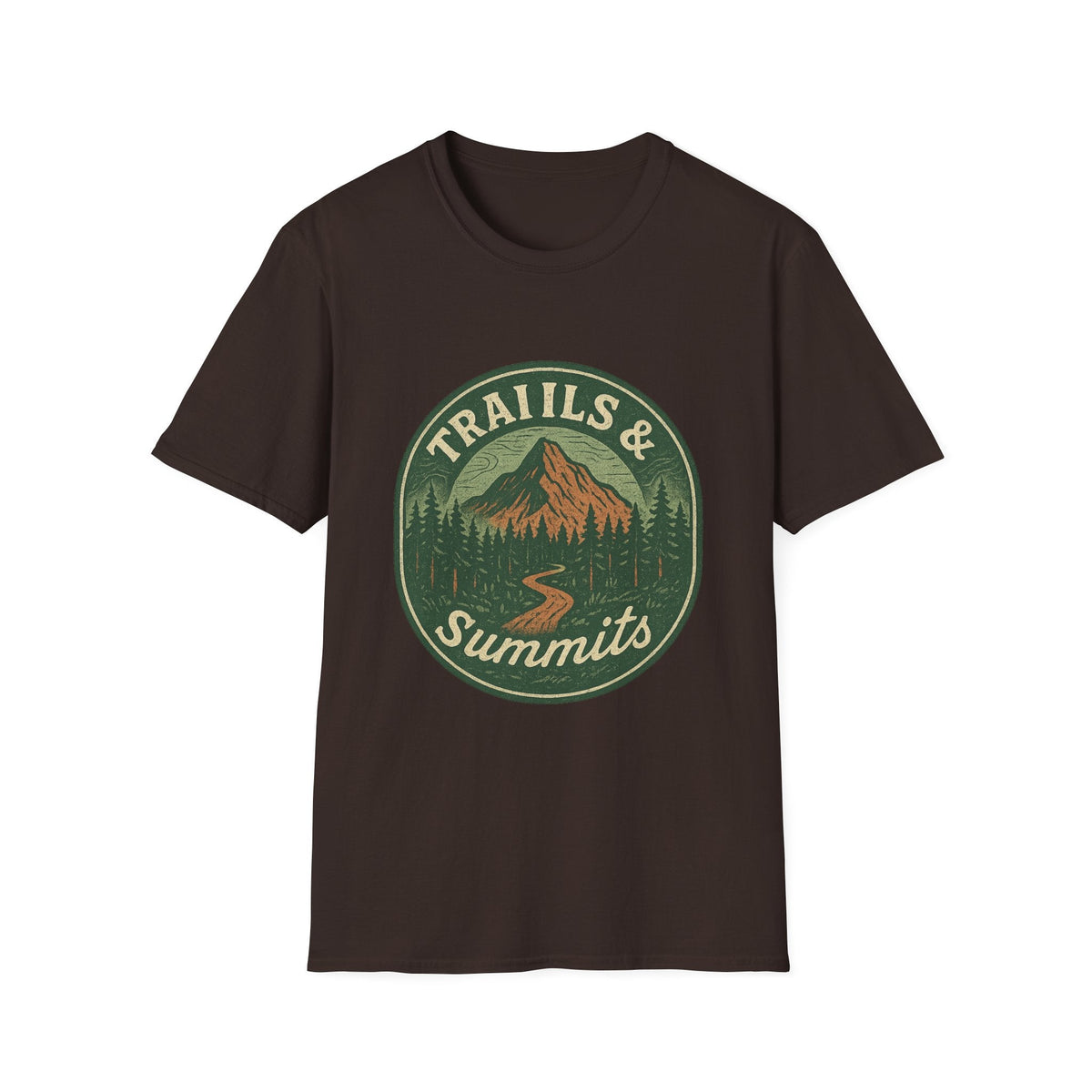 Trails & Summits T-Shirt | Mountain Hiking Graphic Tee | SummitPine