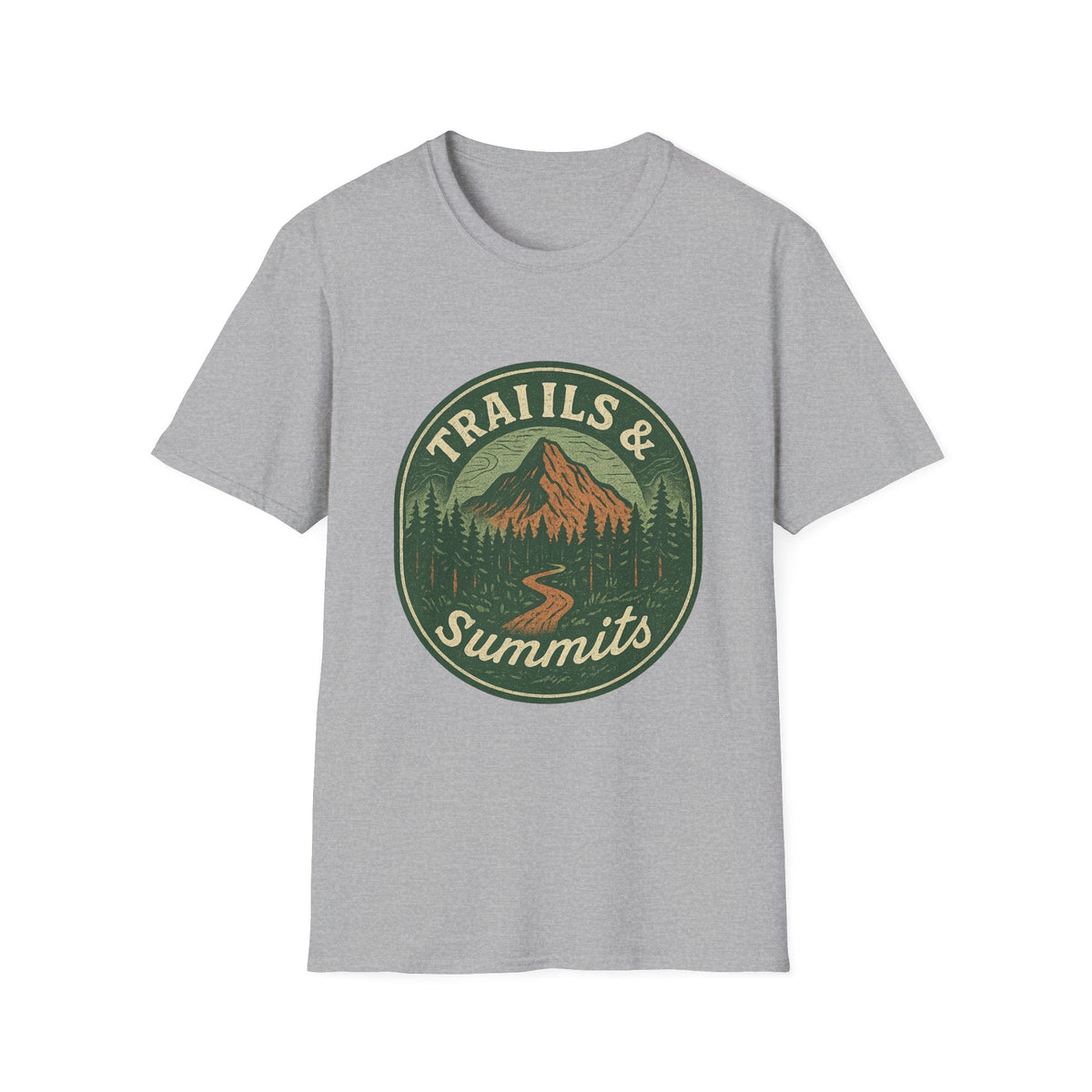 Trails & Summits T-Shirt | Mountain Hiking Graphic Tee | SummitPine
