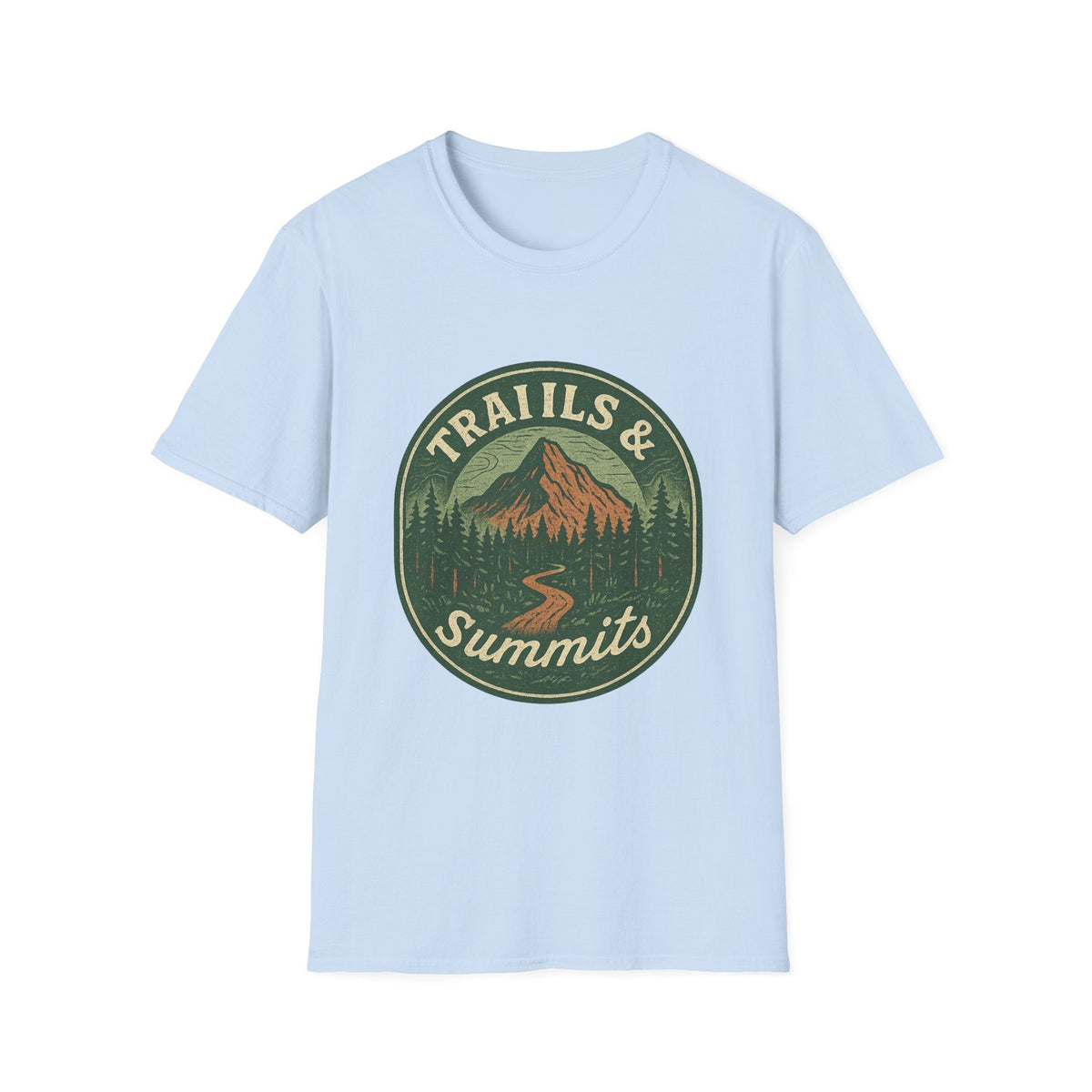 Trails & Summits T-Shirt | Mountain Hiking Graphic Tee | SummitPine