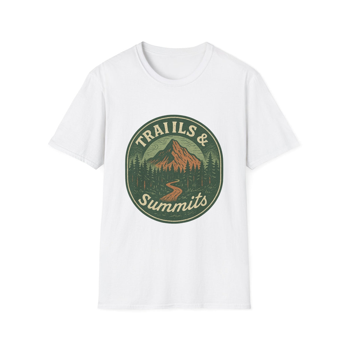 Trails & Summits T-Shirt | Mountain Hiking Graphic Tee | SummitPine