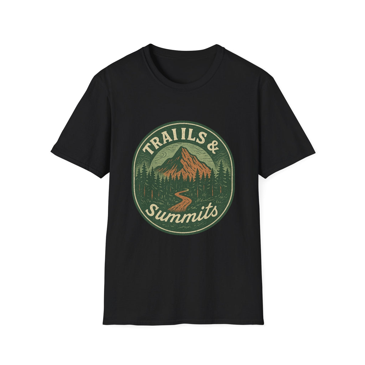Trails & Summits T-Shirt | Mountain Hiking Graphic Tee | SummitPine