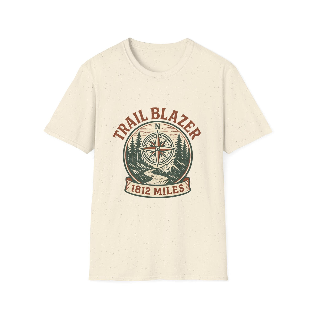 Vintage Hiking Badge T-Shirt | Retro Mountain Trail Graphic Tee | Outdoor Adventure Shirt | SummitPine
