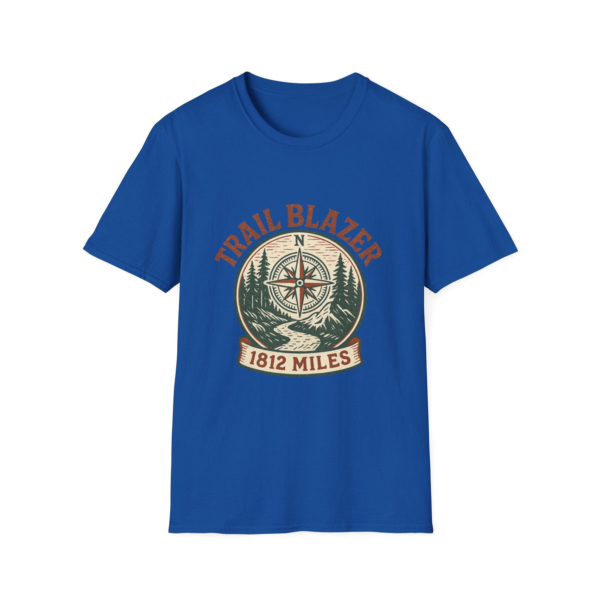 Vintage Hiking Badge T-Shirt | Retro Mountain Trail Graphic Tee | Outdoor Adventure Shirt | SummitPine