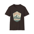 Wander Often Wonder Always Mountain Badge T-Shirt | Trails & Peaks Tee | SummitPine