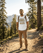 Wild Hearts Compass illustration T-Shirt | Adventure, Nature, Travel | SummitPine