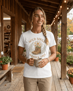 Wild Souls boot with flowers T-Shirt | wander free floral graphic | SummitPine
