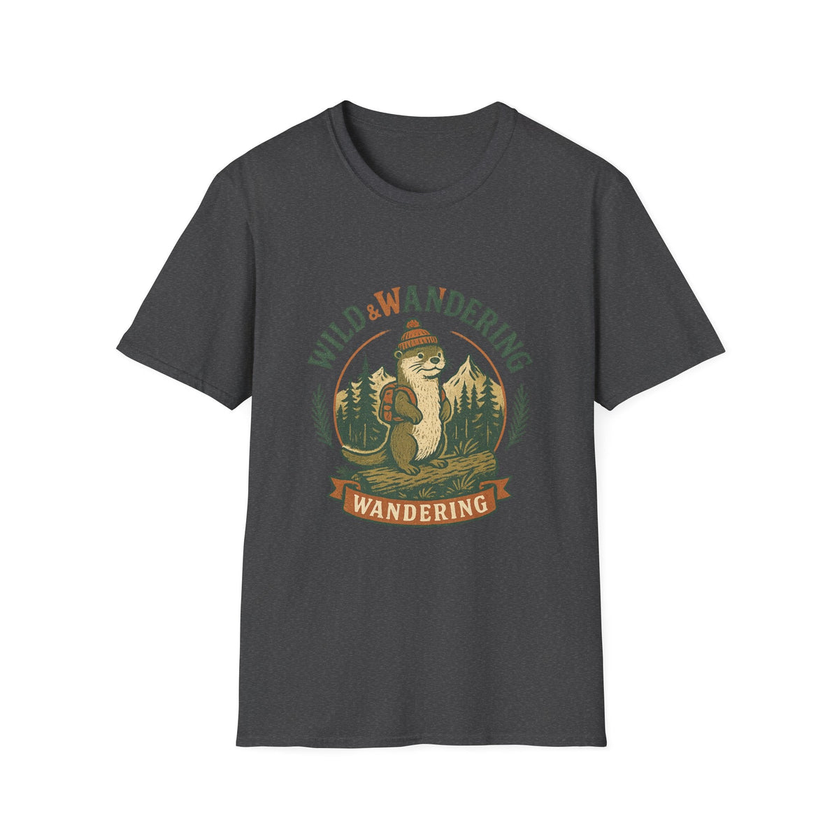 Wild & Wandering Otter tee | T-Shirt, Adventure Nature Graphic | SummitPine