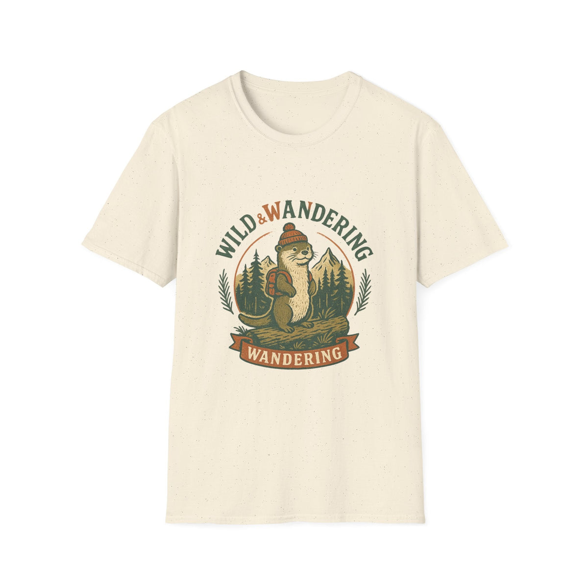 Wild & Wandering Otter tee | T-Shirt, Adventure Nature Graphic | SummitPine
