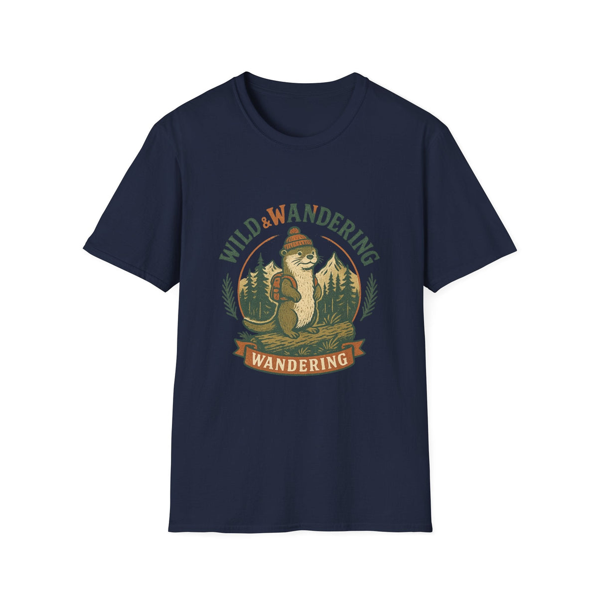 Wild & Wandering Otter tee | T-Shirt, Adventure Nature Graphic | SummitPine