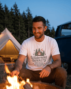 Wilderness Royalty T-Shirt | Campfire Trees Moon Outdoor Adventure | SummitPine
