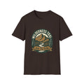 Wilderness Trail mountain badge T-Shirt | camping outdoors hiking design | SummitPine