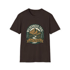 Wilderness Trail mountain badge T-Shirt | camping outdoors hiking design | SummitPine