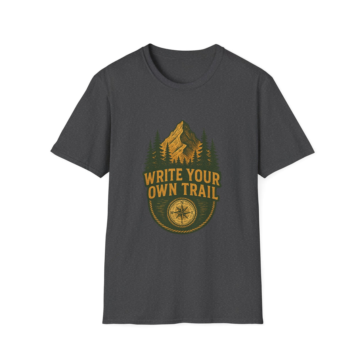 Write Your Own Trail T-Shirt | Mountain Pine Forest Adventure Design | SummitPine