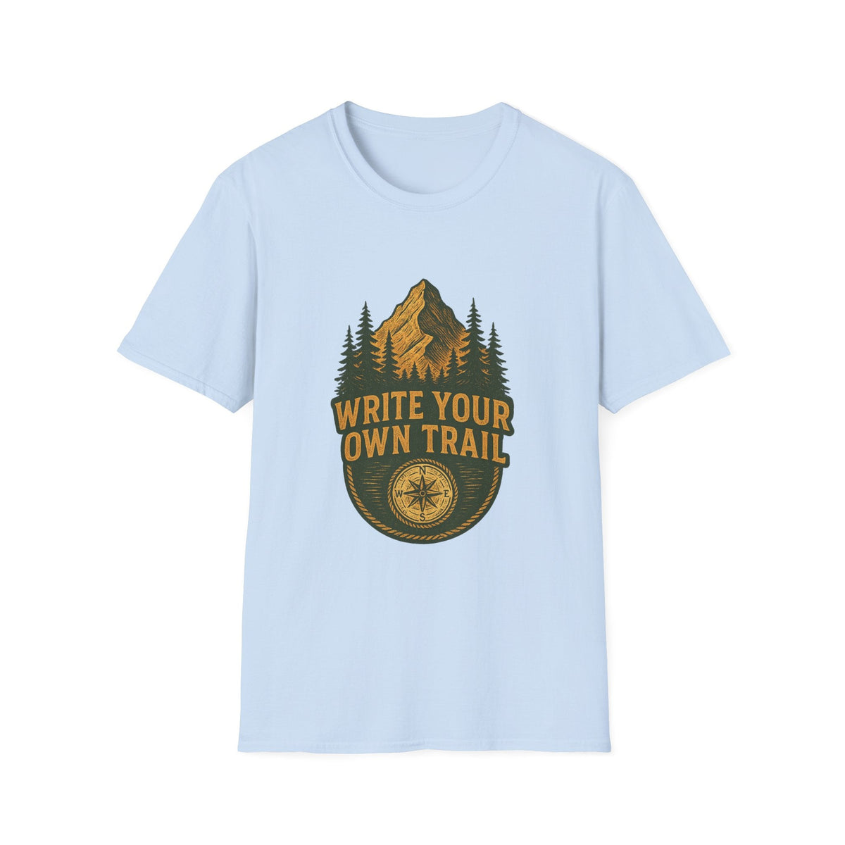 Write Your Own Trail T-Shirt | Mountain Pine Forest Adventure Design | SummitPine