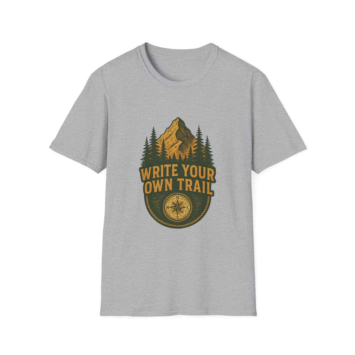 Write Your Own Trail T-Shirt | Mountain Pine Forest Adventure Design | SummitPine